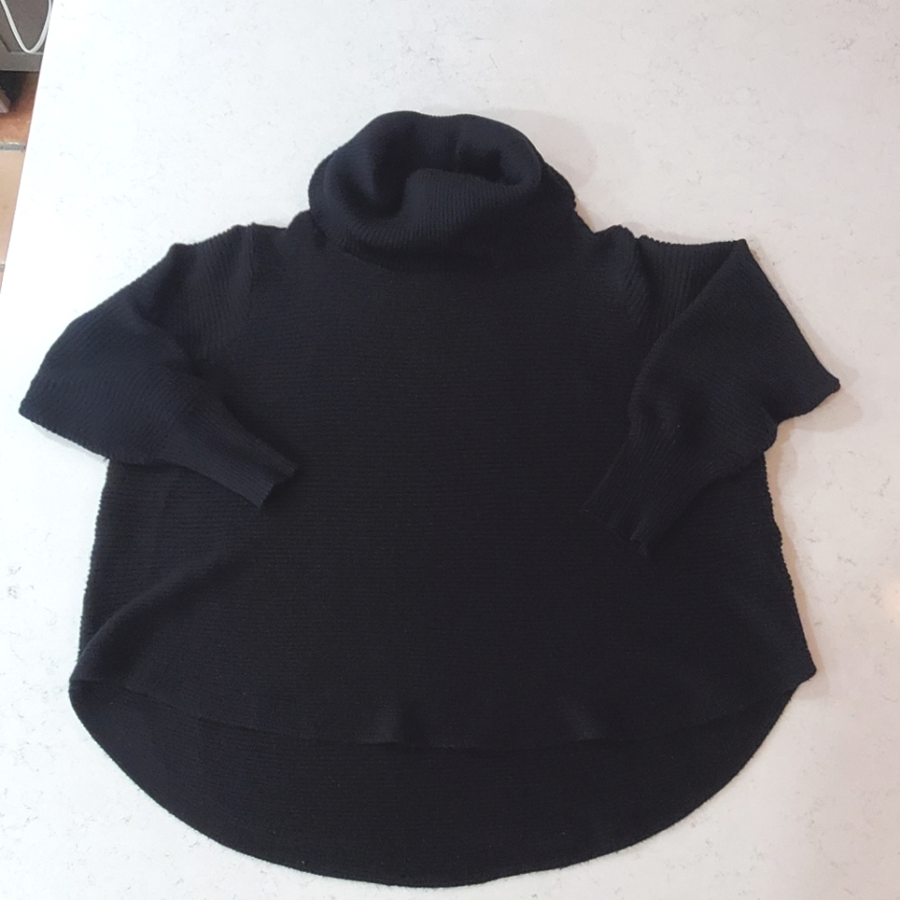 Cyrus Woman Stem Hem Cowl Neck Sweater 1X